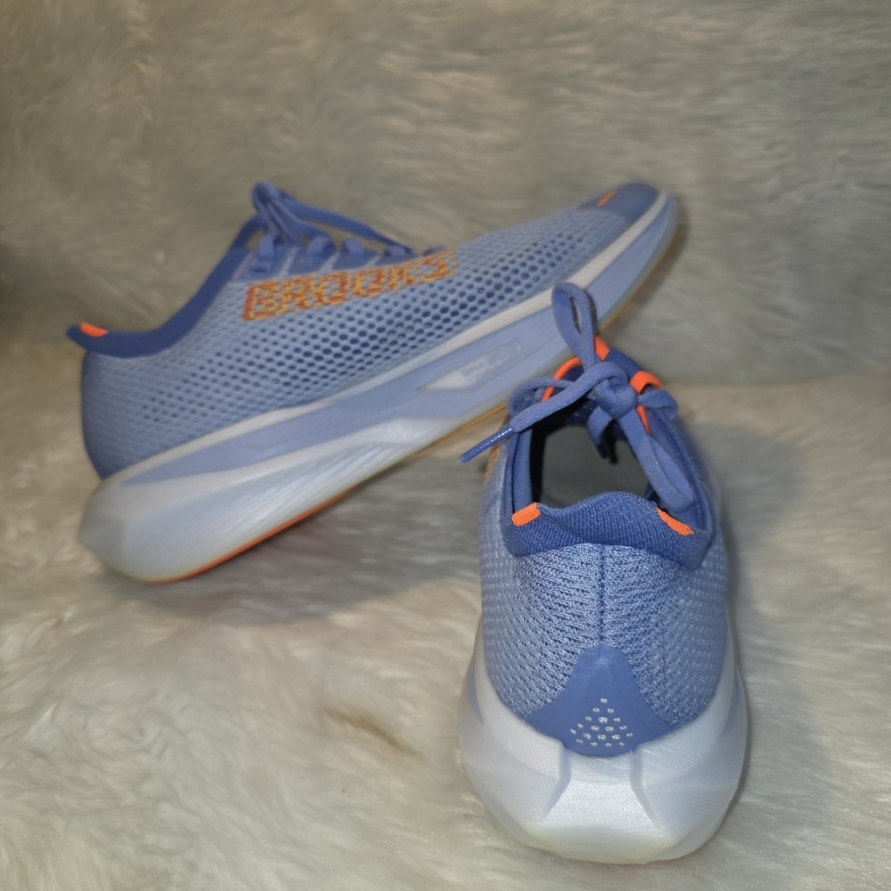 Brooks Hyperion Max Womens 9.5 B Blue Orange Running Shoes Sneakers 1204531B426 - Picture 4 of 8